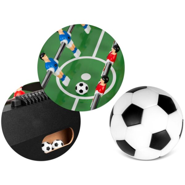 „Neosport“ stalo futbolo stalas, 118 x 61 x 79 cm, NS-805, juodas