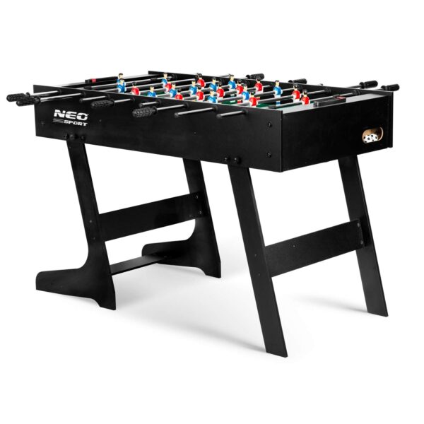 „Neosport“ stalo futbolo stalas, 121 x 61 x 80 cm, NS-803, juodas