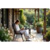 Apvalus sodo stalas 60 x 71 cm Sofotel SO-981
