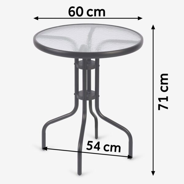 Apvalus sodo stalas 60 x 71 cm Sofotel SO-981