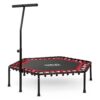 „Neo-Sport Fitness“ batutas su rankena, 127 cm – šešiakampis, raudonas