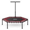 „Neo-Sport Fitness“ batutas su rankena, 127 cm – šešiakampis, raudonas
