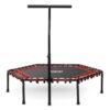 „Neo-Sport Fitness“ batutas su rankena, 127 cm – šešiakampis, raudonas