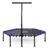 Fitneso batutas su rankena 127 cm Neo-Sport - šešiakampis mėlynas