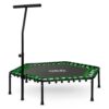 Fitneso batutas su rankena 127 cm Neo-Sport - šešiakampis žalias