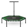 Fitneso batutas su rankena 127 cm Neo-Sport - šešiakampis žalias