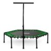 Fitneso batutas su rankena 127 cm Neo-Sport - šešiakampis žalias