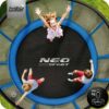 10 pėdų / 312 cm sodo batutas su lauko tinklu ir kopėčiomis „Neo-Sport“