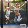 10 pėdų / 312 cm sodo batutas su lauko tinklu ir kopėčiomis „Neo-Sport“