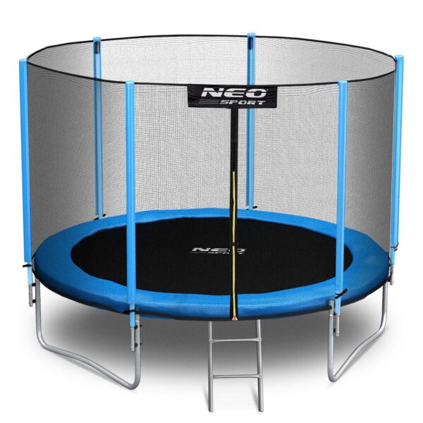 10 pėdų / 312 cm sodo batutas su lauko tinklu ir kopėčiomis „Neo-Sport“