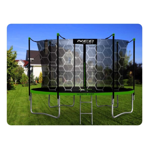 Trampolina-ogrodowa-12ft374cm-z-siatka-wewnetrzna-i-drabinka-Neo-Sport-Trampoliny-gt-Trampoliny-ogrodowe-3 12 pėdų / 374 cm sodo batutas su vidiniu tinklu ir kopėčiomis „Neo-Sport“
