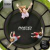 12 pėdų / 374 cm sodo batutas su lauko tinklu ir kopėčiomis „Neo-Sport“
