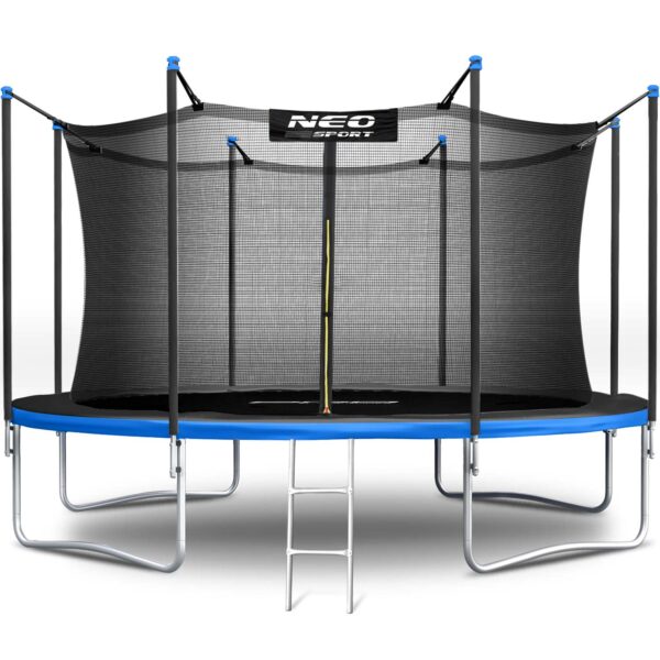 13 pėdų / 404 cm sodo batutas su vidiniu tinklu ir kopėčiomis „Neo-Sport“