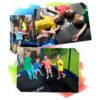 13 pėdų / 404 cm sodo batutas su vidiniu tinklu ir kopėčiomis „Neo-Sport“