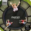 13 pėdų / 404 cm sodo batutas su lauko tinklu ir kopėčiomis „Neo-Sport“