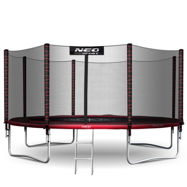 Trampolina-ogrodowa-13ft404cm-z-siatka-zewnetrzna-i-drabinka-Neo-Sport-Trampoliny-gt-Trampoliny-ogrodowe-3 13 pėdų / 404 cm sodo batutas su lauko tinklu ir kopėčiomis „Neo-Sport“