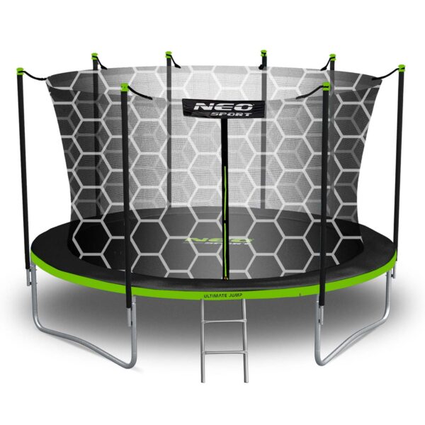 Trampolina-ogrodowa-14ft435cm-z-siatka-wewnetrzna-i-drabinka-Neo-Sport-Trampoliny-gt-Trampoliny-ogrodowe-1 14 pėdų / 435 cm sodo batutas su vidiniu tinklu ir kopėčiomis „Neo-Sport“