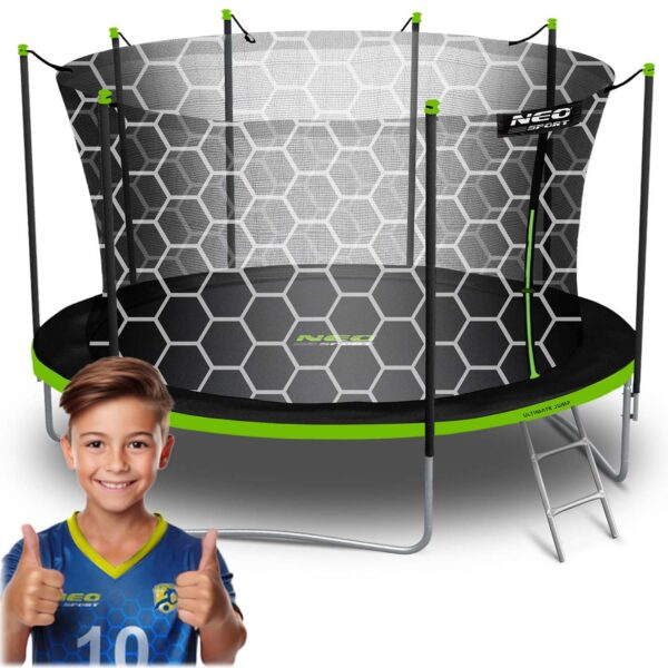 Trampolina-ogrodowa-14ft435cm-z-siatka-wewnetrzna-i-drabinka-Neo-Sport-Trampoliny-gt-Trampoliny-ogrodowe-11 14 pėdų / 435 cm sodo batutas su vidiniu tinklu ir kopėčiomis „Neo-Sport“
