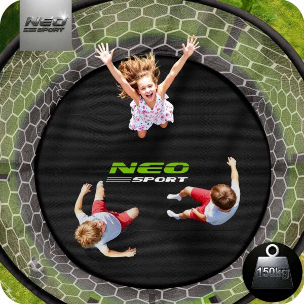 Trampolina-ogrodowa-14ft435cm-z-siatka-wewnetrzna-i-drabinka-Neo-Sport-Trampoliny-gt-Trampoliny-ogrodowe-2 14 pėdų / 435 cm sodo batutas su vidiniu tinklu ir kopėčiomis „Neo-Sport“