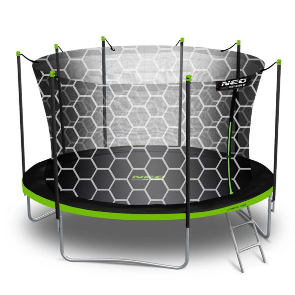 Trampolina-ogrodowa-14ft435cm-z-siatka-wewnetrzna-i-drabinka-Neo-Sport-Trampoliny-gt-Trampoliny-ogrodowe-3 14 pėdų / 435 cm sodo batutas su vidiniu tinklu ir kopėčiomis „Neo-Sport“