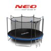 15 pėdų / 465 cm sodo batutas su vidiniu tinklu ir kopėčiomis „Neo-Sport“