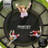 15 pėdų / 465 cm sodo batutas su lauko tinklu ir kopėčiomis „Neo-Sport“