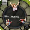 15 pėdų / 465 cm sodo batutas su lauko tinklu ir kopėčiomis „Neo-Sport“