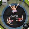 183 cm ilgio sodo batutas su vidiniu tinklu ir kopėčiomis „Neo-Sport“