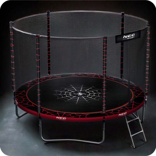 Trampolina-ogrodowa-6ft183cm-z-siatka-zewnetrzna-i-drabinka-Neo-Sport-Trampoliny-gt-Trampoliny-dla-dzieci-2 183 cm ilgio sodo batutas su lauko tinklu ir kopėčiomis „Neo-Sport“