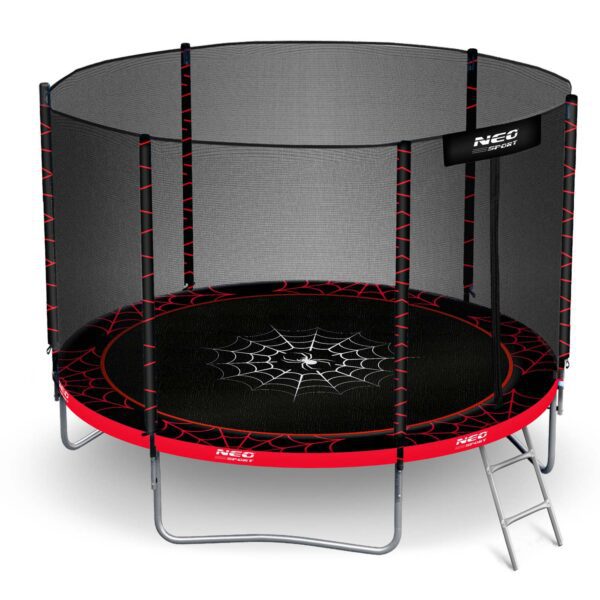 Trampolina-ogrodowa-6ft183cm-z-siatka-zewnetrzna-i-drabinka-Neo-Sport-Trampoliny-gt-Trampoliny-dla-dzieci-9 183 cm ilgio sodo batutas su lauko tinklu ir kopėčiomis „Neo-Sport“