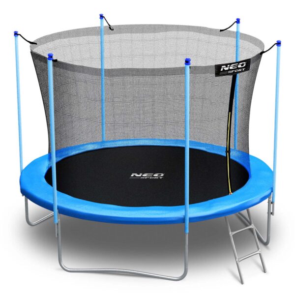 8 pėdų / 252 cm sodo batutas su vidiniu tinklu ir kopėčiomis „Neo-Sport“