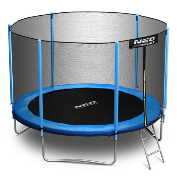 Trampolina-ogrodowa-8ft252cm-z-siatka-zewnetrzna-i-drabinka-Neo-Sport-Trampoliny-gt-Trampoliny-ogrodowe-1 8 pėdų / 252 cm sodo batutas su lauko tinklu ir kopėčiomis Neo-Sport