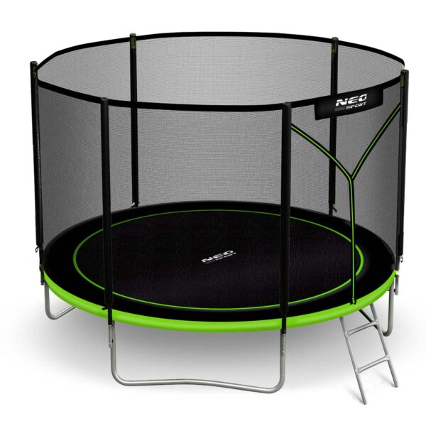 Trampolina-ogrodowa-8ft252cm-z-siatka-zewnetrzna-i-drabinka-Neo-Sport-Trampoliny-gt-Trampoliny-ogrodowe-1 8 pėdų / 252 cm sodo batutas su lauko tinklu ir kopėčiomis Neo-Sport