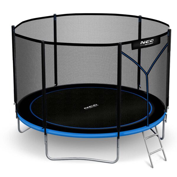 Trampolina-ogrodowa-8ft252cm-z-siatka-zewnetrzna-i-drabinka-Neo-Sport-Trampoliny-gt-Trampoliny-ogrodowe-1 8 pėdų / 252 cm sodo batutas su lauko tinklu ir kopėčiomis Neo-Sport