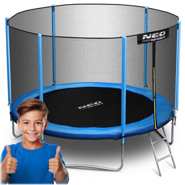 Trampolina-ogrodowa-8ft252cm-z-siatka-zewnetrzna-i-drabinka-Neo-Sport-Trampoliny-gt-Trampoliny-ogrodowe-11 8 pėdų / 252 cm sodo batutas su lauko tinklu ir kopėčiomis Neo-Sport
