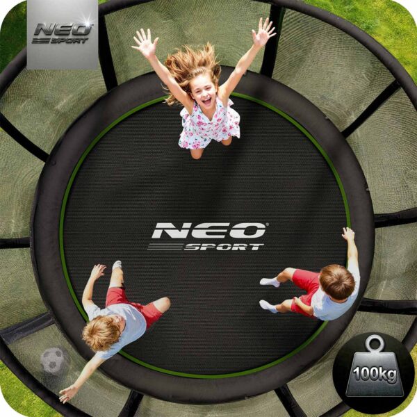 Trampolina-ogrodowa-8ft252cm-z-siatka-zewnetrzna-i-drabinka-Neo-Sport-Trampoliny-gt-Trampoliny-ogrodowe-2 8 pėdų / 252 cm sodo batutas su lauko tinklu ir kopėčiomis Neo-Sport