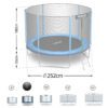 Trampolina-ogrodowa-8ft252cm-z-siatka-zewnetrzna-i-drabinka-Neo-Sport-Trampoliny-gt-Trampoliny-ogrodowe-5 8 pėdų / 252 cm sodo batutas su lauko tinklu ir kopėčiomis Neo-Sport