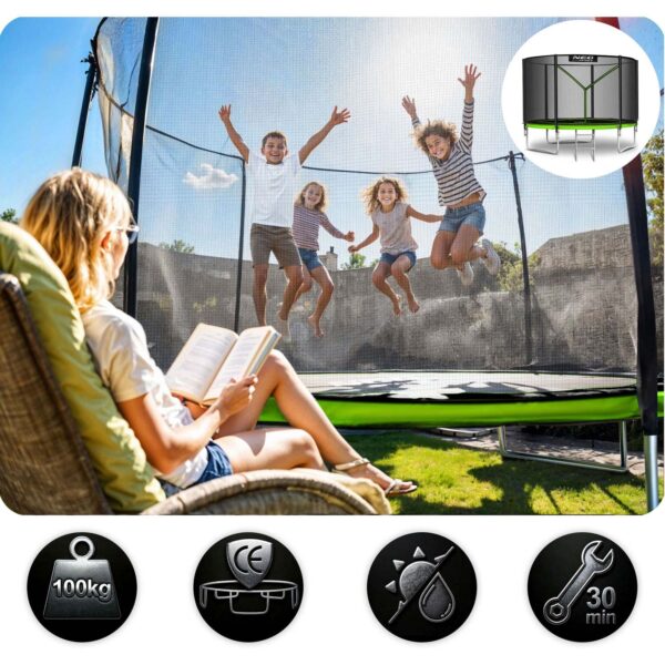 Trampolina-ogrodowa-8ft252cm-z-siatka-zewnetrzna-i-drabinka-Neo-Sport-Trampoliny-gt-Trampoliny-ogrodowe-6 8 pėdų / 252 cm sodo batutas su lauko tinklu ir kopėčiomis Neo-Sport