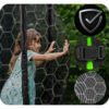10 pėdų / 312 cm profiliuotas sodo batutas su vidiniu tinklu „Neo-Sport“