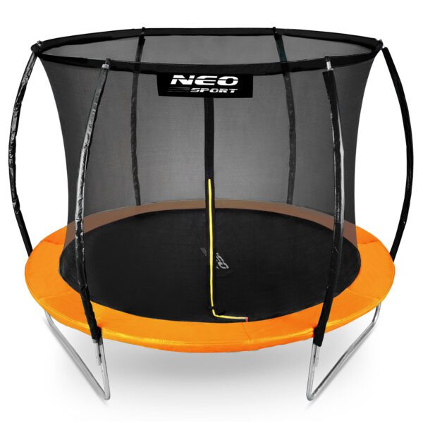 10 pėdų / 312 cm profiliuotas sodo batutas su vidiniu tinklu „Neo-Sport“