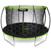 14 pėdų / 435 cm profiliuotas sodo batutas su vidiniu tinklu „Neo-Sport“