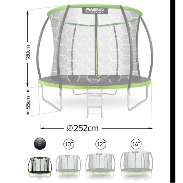 Trampolina-ogrodowa-profilowana-8ft252cm-z-siatka-wewnetrzna-Neo-Sport-Trampoliny-gt-Trampoliny-dla-dzieci-11 8 pėdų / 252 cm profiliuotas sodo batutas su vidiniu tinklu „Neo-Sport“