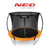 8 pėdų / 252 cm profiliuotas sodo batutas su vidiniu tinklu „Neo-Sport“