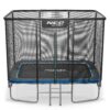 Stačiakampis sodo batutas 10x7ft / 305x213cm su lauko tinklu ir kopėčiomis Neo-Sport