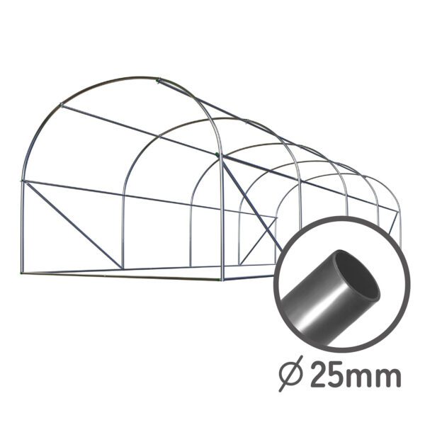 Sodo tunelis 2,5 x 4 m (10 m2) Plonos