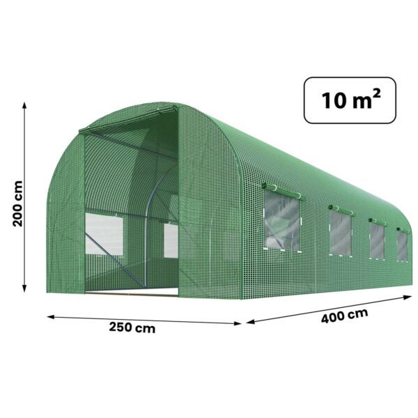 Sodo tunelis 2,5 x 4 m (10 m2) Plonos