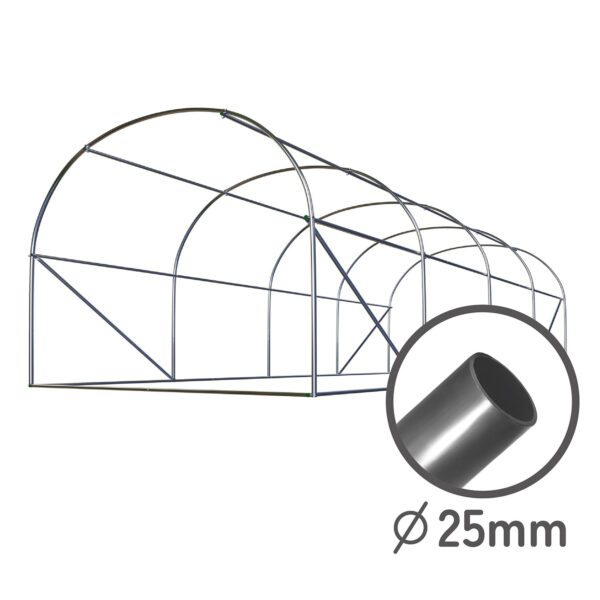 Sodo tunelis 3 x 6 m (18 m2) Plonos