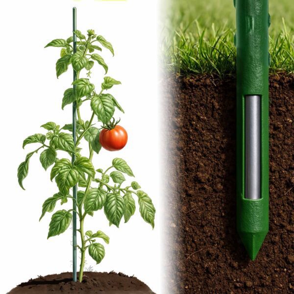Augalų kuolai 150 cm Plonos PL-940 žali 10 vnt.