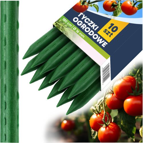 Augalų kuolai 180 cm Plonos PL-940 žali 10 vnt.