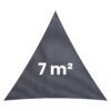 Trikampė pavėsinė 7m2 Plonos PL-886 pilka